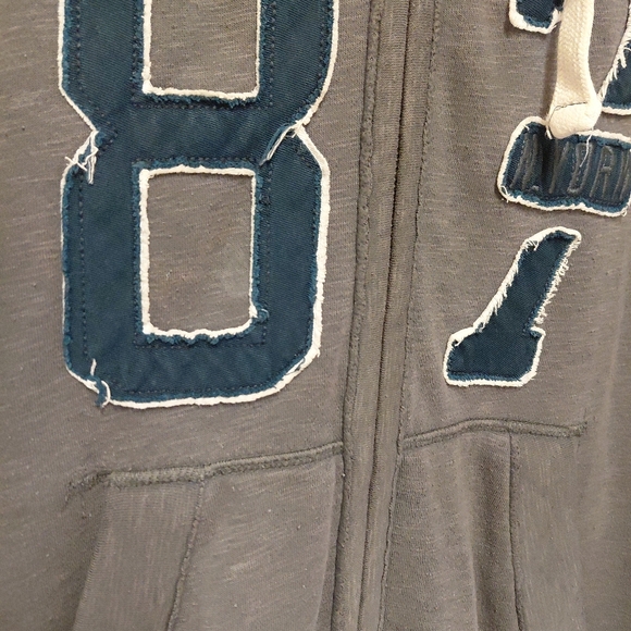 Aeropostale Women's Sweatshirt Gray Hoodie Size L - Picture 2 of 9